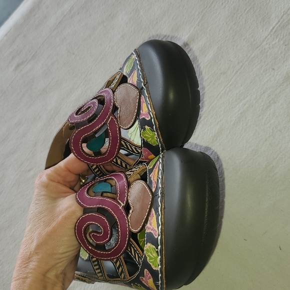 La Artiste by Spring Step Bombay slip in Clog Sz. 39 Multiple Colors - Picture 7 of 9